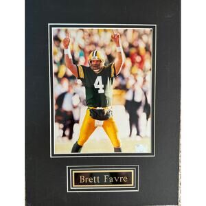 🏈 Brett Favre Collector’s Set – Matted 12x16 Prints (Unframed) 🟢💛